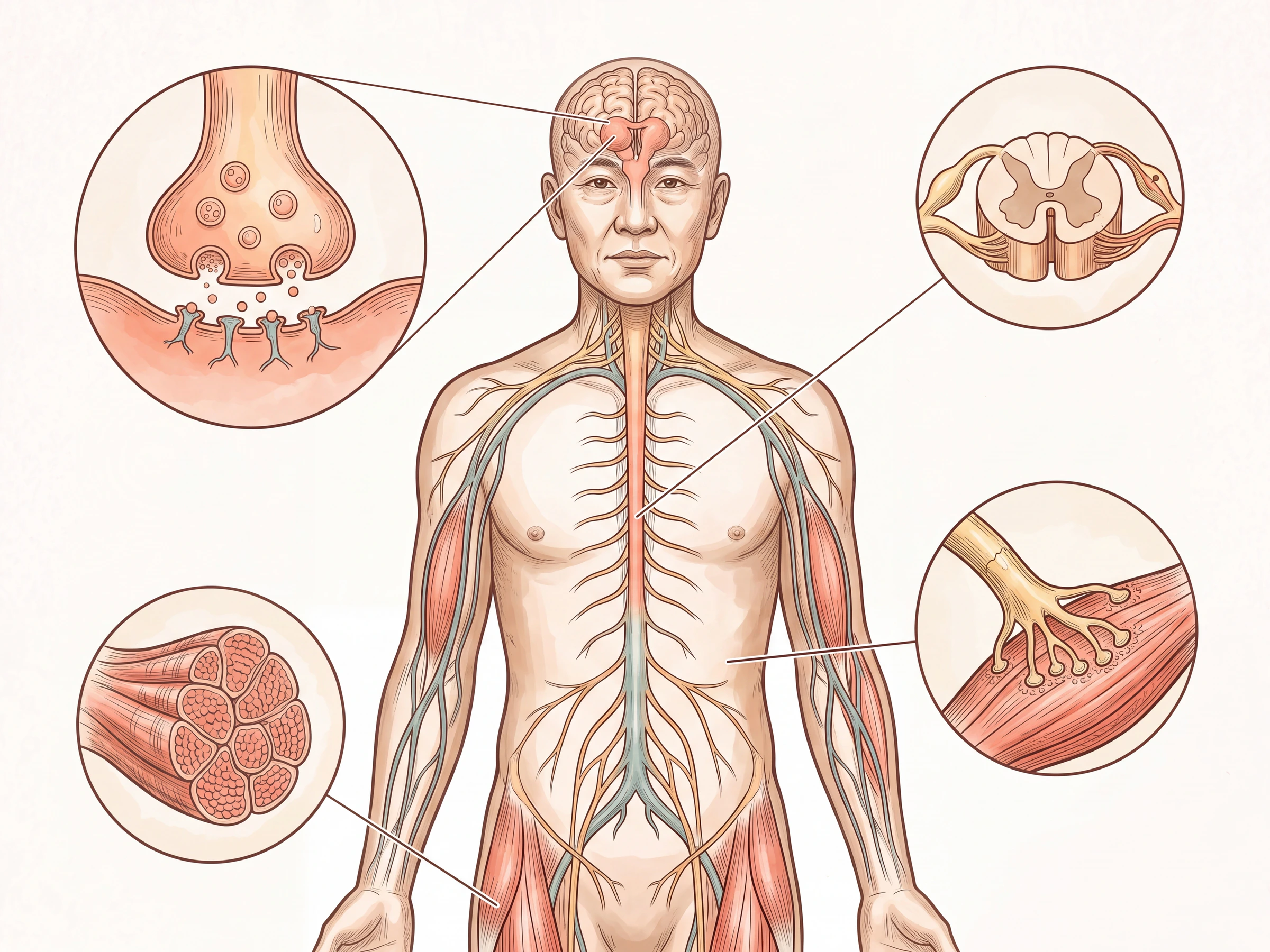 ภาพสมองส่วน substantia nigra วงจรการเคลื่อนไหว และโดพามีนในโรคพาร์กินสัน ในภาพรวมอวัยวะและระบบที่เกี่ยวข้อง